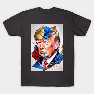 Donald Trump Abstract T-Shirt